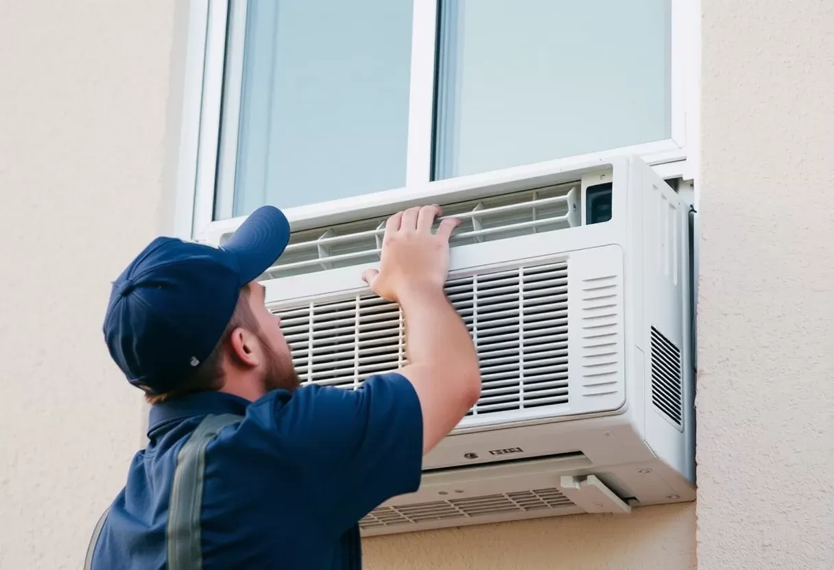 تنظيف وصيانة مكيفات الشباك