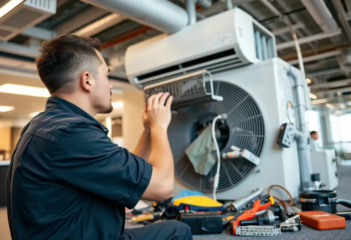 تنظيف وصيانة جميع ماركات المكيفات